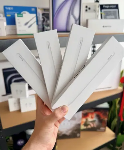 APPLE PENCIL USB-C (NOVA) ORIGINAL LACRADO NOTA FISCAL LOJA FÍSICA