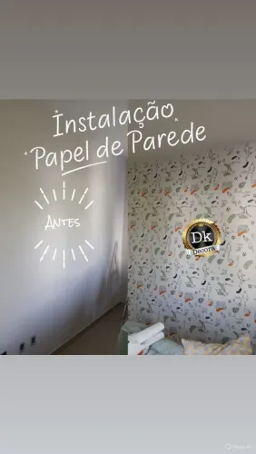 Instalação papel de parede