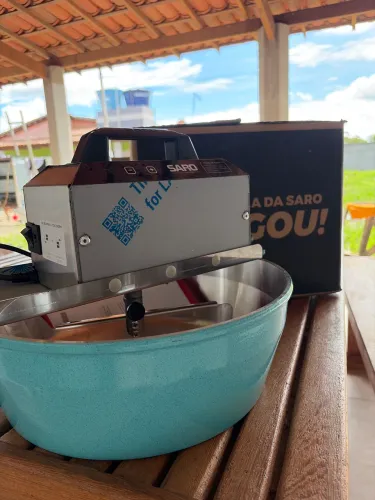 Mexedor Brigadeiro Doce Panela Elétrica 10litros Saro Cor Azul 127/220v 50/60hz