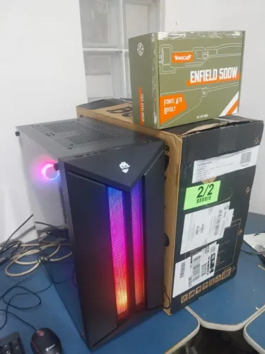 Cpu - Pc Gamer i5 7400 SSd 240 + Hd 500 Ram 16Gb Gtx 750 Ti 4Gb Zerada