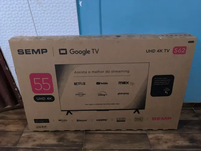 TV Semp 55 polegadas nova na caixa e com nota fiscal 