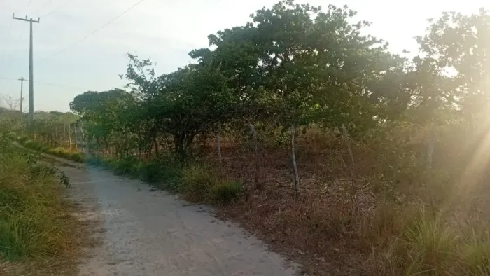 Terreno de Esquina 4.950 m² | Cercado | 3 Ruas | Iluminação Pública | 36 km da Praia