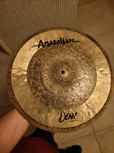 Hi Hat 16" Anatolian Deniz Raw Hat TOTALMENTE NOVO