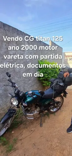 Moto cg titan motor vareta revisada.