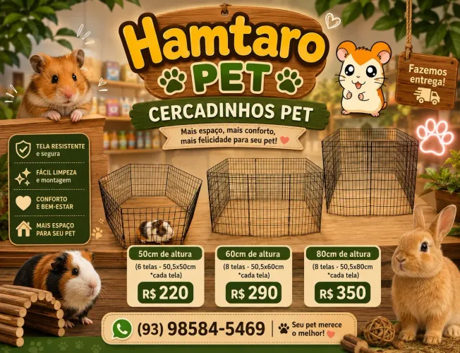 Cercadinho para pet