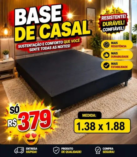 Base de cama casal