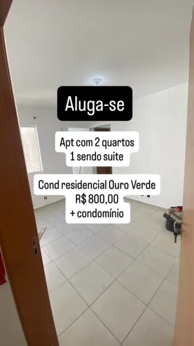 Alugo APT residencial Ouro Verde