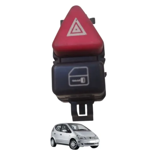 botão pisca alerta Mercedes a160 2005