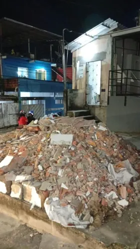 Doação Cascalho de obra 