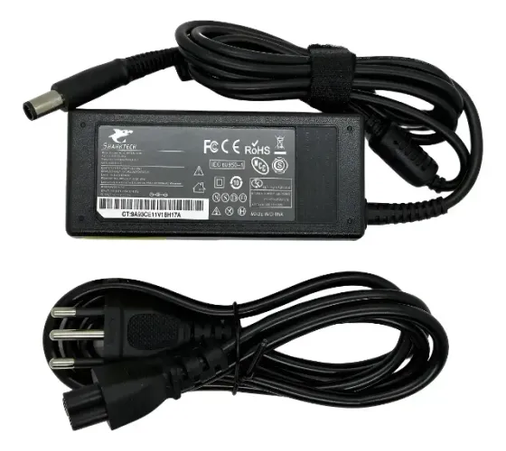 Fonte Para Hp G42 18.5v 3.5a 65w Plug 7.4 X 5.0mm Preto