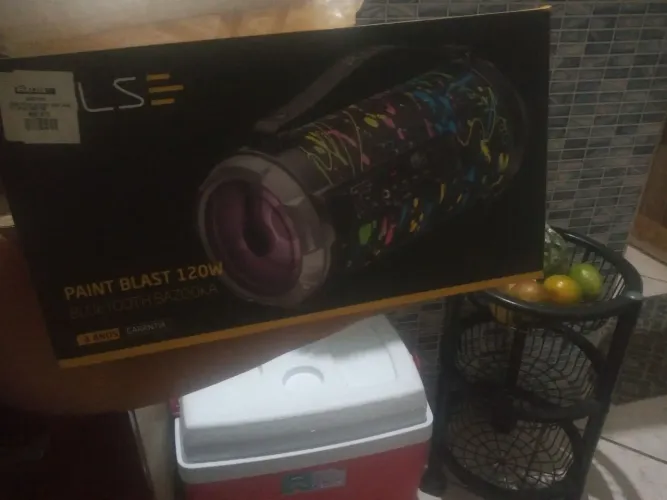Caixa dê som pulse bazooka original antiga Multilaser 