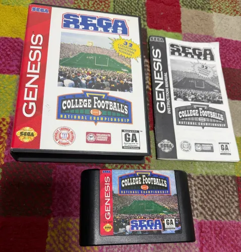 Jogo cib Sega sports college football?s americano mega drive