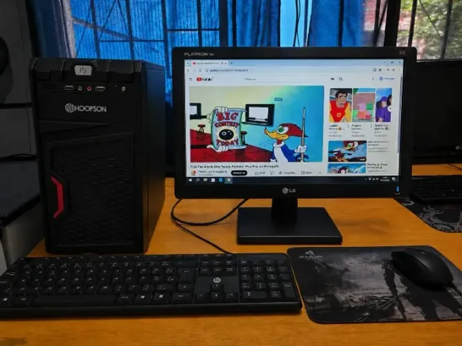 PC Completo SSD 240GB/ 6GB RAM/ I3/ Monitor, mouse e teclado, Pronto p Uso. Magarça