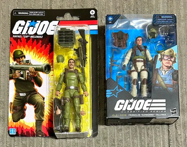 Gi Joe Classified Serie Zap + Airborne Hasbro