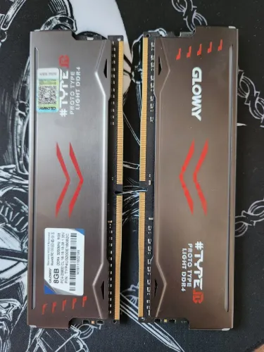 Kit de Memória RAM DDR4 2x8 3200mhz Gloway Type B RGB