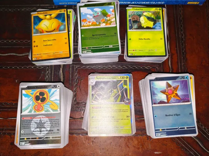 Bulk de cartas pokémon