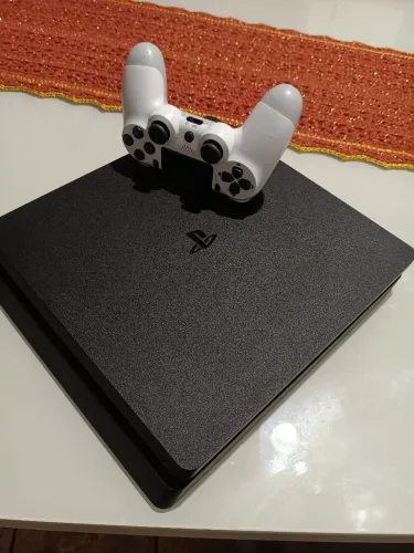 Ps4 slim 1tb+controle+jogos digital (somos loja física)  console com garantia 