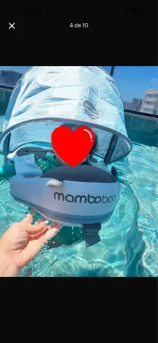 Boia mamboo baby com proteção