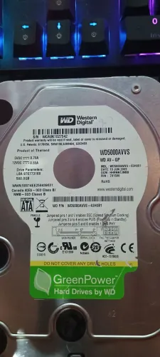 Hd Western Digital 500 gigas