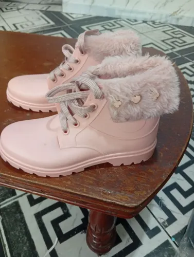 Botas femininas para criança número 34 35