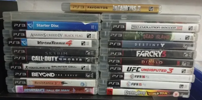 Lote 21 jogos ps3