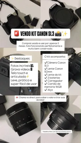 Kit Cânon SL3