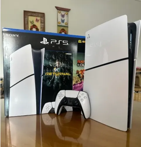 PlayStation 5 Slim Digital 2 controle + PS Plus Delux