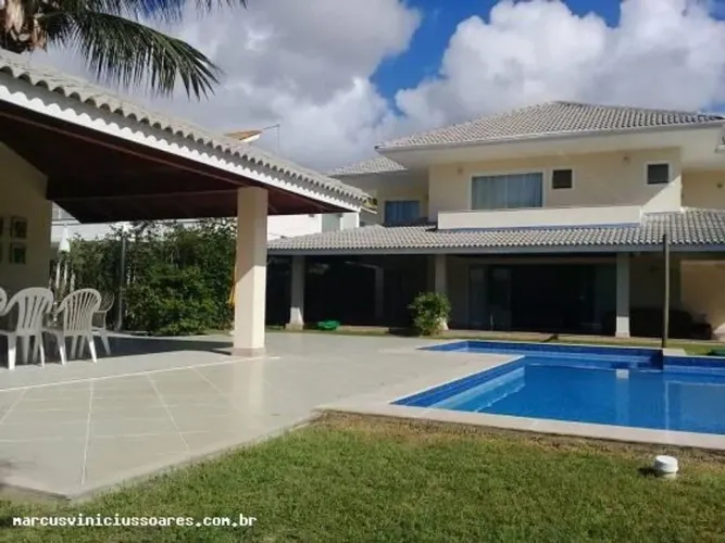 Casa em Condomínio para Venda em Camaçari, Busca Vida (Abrantes), 4 dormitórios, 4 suítes,