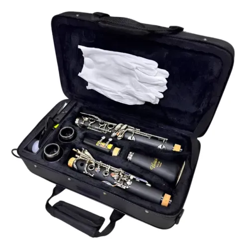 Clarinete 17 Chaves Niqueladas Si Bemol Vivace Vcl30