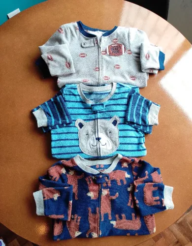Kit 3 macacoes carters 5t