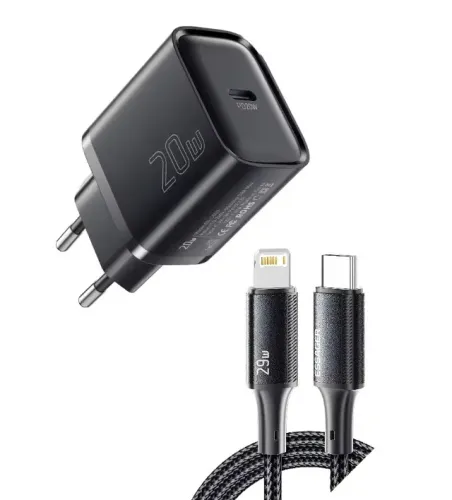 Iphone Carregador 20w + Cabo Essager 29w 2m Lightning Apple Rápido Turbo