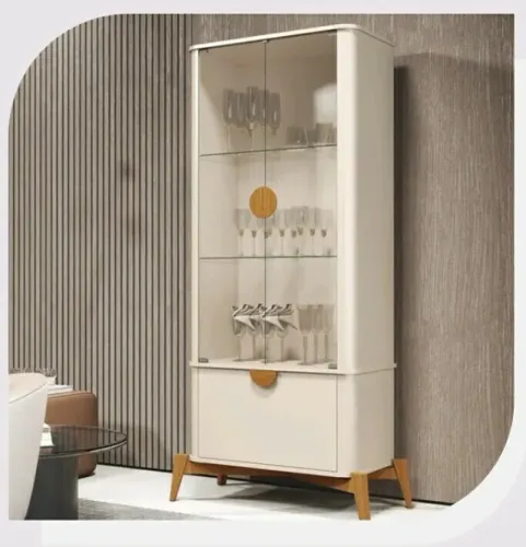 Cristaleira Luxor 90 cm Entrega e Monta na Hora