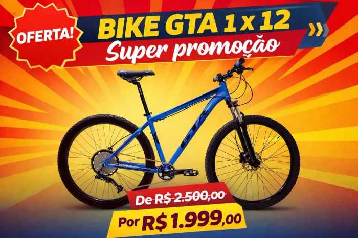Bike GTA 1 X 12 PROMOÇÃO R$ 1.999.00