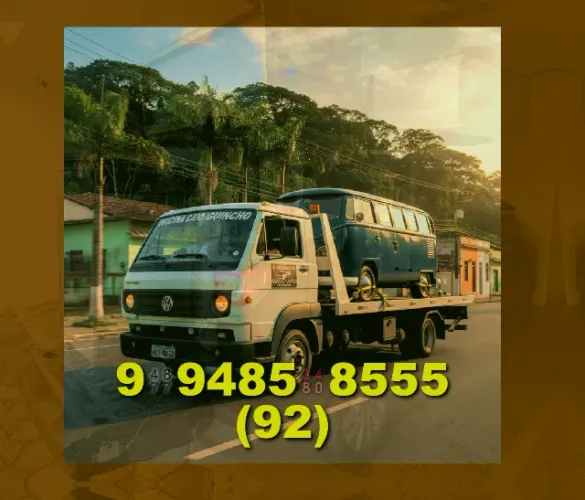 Guincho baratinho, chama a gente Atendemos toda hora, qualquer lugar da cidade