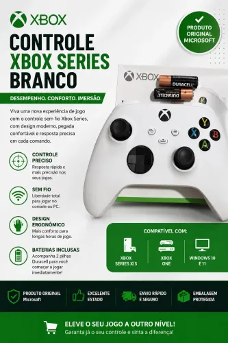 Controle de XBOX novo