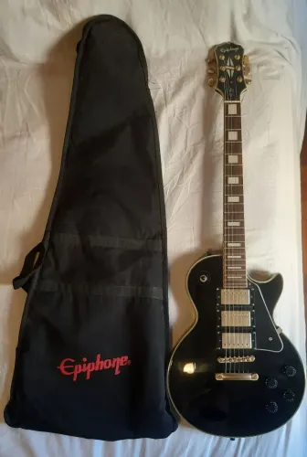 Guitarra LesPaul Epiphone BlackBeauty Custom