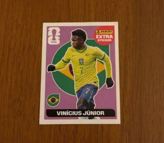 Figurinha Extra Regular Vini Jr
