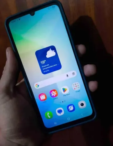 Celular Samsung a 06 128gb em estado de novo