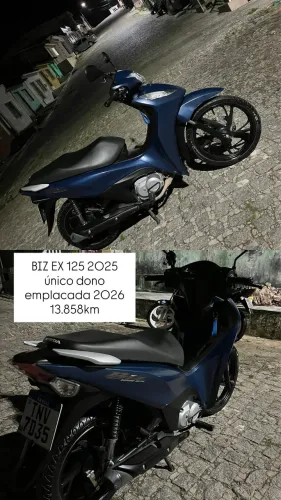 Vendo biz ex 2025, único dono, ipva pago, moto quitada,