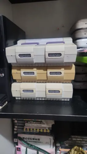 Lote com.3 super nintendo todos ligando
