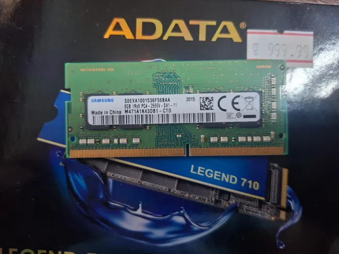 Memória RAM Samsung DDR4 8GB 2666MHz (modelo M471A1K43DB1-CTD)