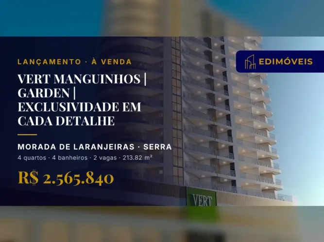 VERT Manguinhos: Seu Novo Lar em Morada de Laranjeiras com Vista Incrível