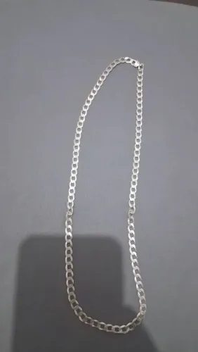 Cordao de prata masculino 