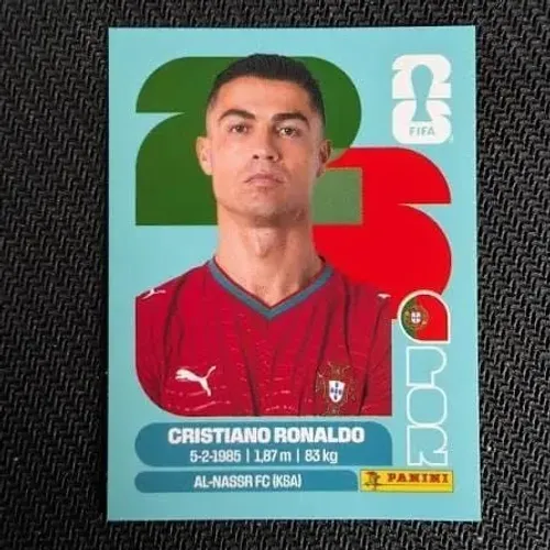Vendo Figurinhas da Copa do Mundo Panini Cristiano Ronaldo CR7 POR15 em Uberlândia Uberaba