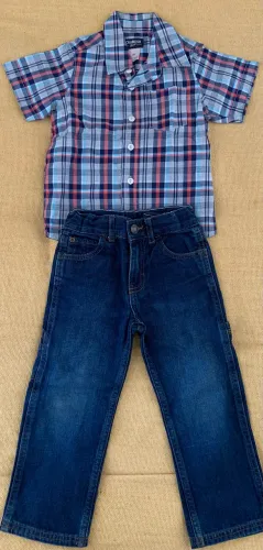 Conjunto Carters e OshKosh Menino 3 anos (3T)