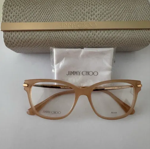Armação de Óculos Jimmy Choo Original - Nude (Novíssima)