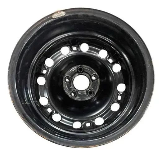 Roda Aro 16 De Ferro Vw Polo Fox 5 Furos  Prata