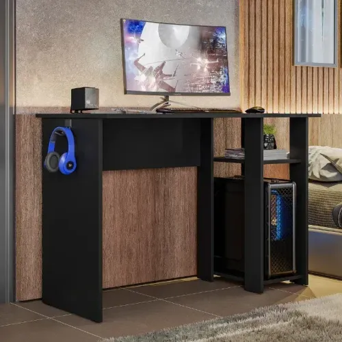 Liquida - Mesa Gamer Mesinha de Computador Escrivaninha Estudo Escritório