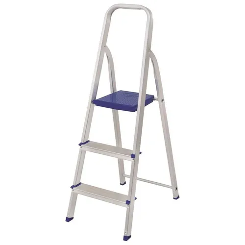 Escada Mor em Alumínio com 3 Degraus Marca MOR<br>