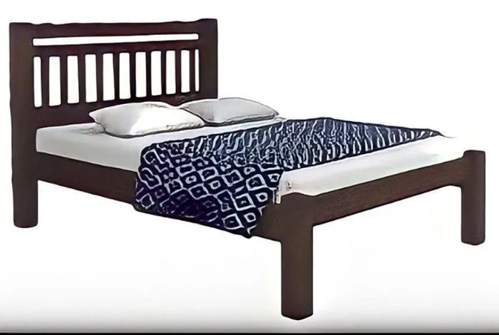 Cama Casal Madeira Tabaco **nova na caixa**